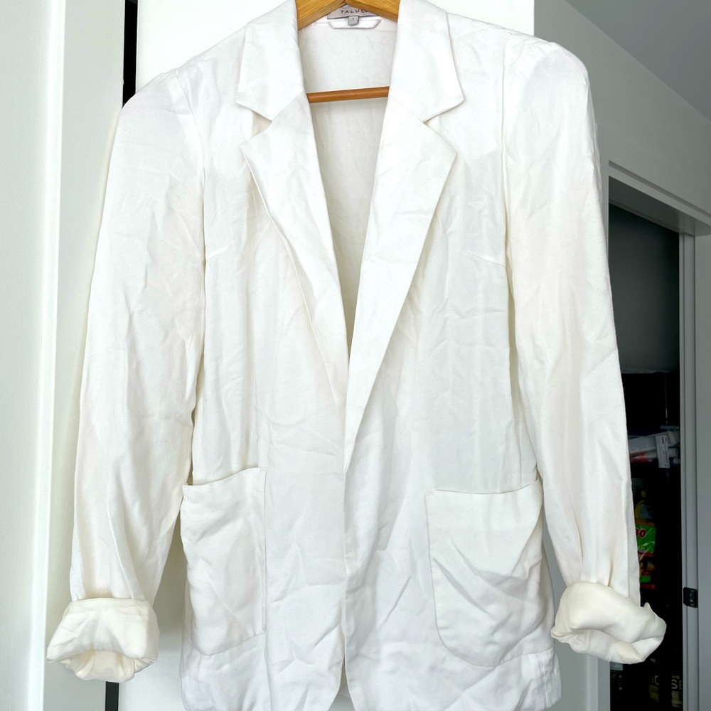 Talula white blazer size 2
